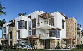 Townhouse for sale view  Lagoon in Masaya Sidi Abdel Rahman village with down payment starting from 10%