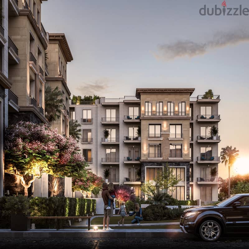 Eid Al-Fitr offer, without down payment, finished apartment for sale in Fifth Settlement, 5 minutes from the American University, AUC + installments o 7
