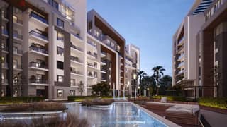 227 sqm apartment with swimming pool view, finished, with a 10% discount at R8, with payment facilities 0