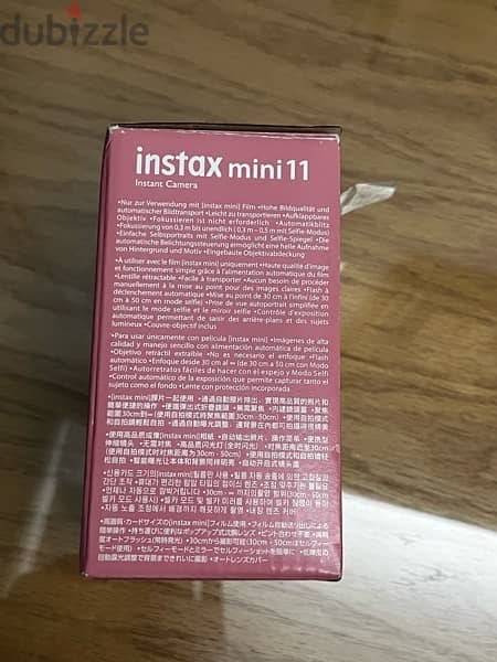 Fujufilm instax mini instant camera 3