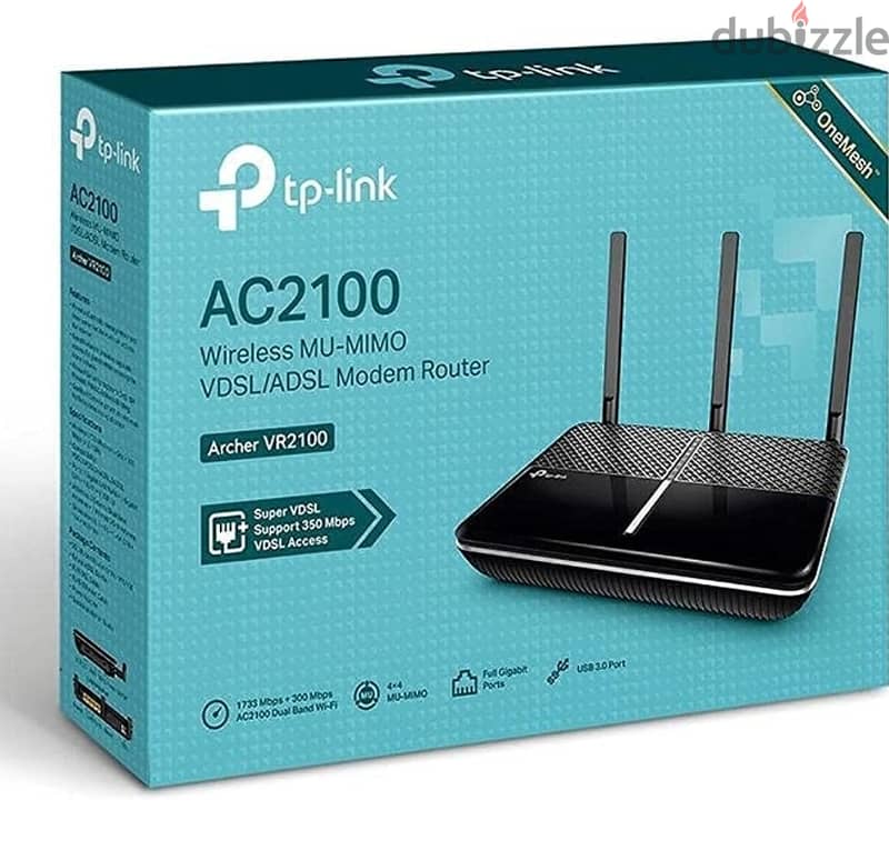Router TPLINK Archer VR600 AC2100 اعلي فئه يقبل فلاشه شيرنج للبيانات 5