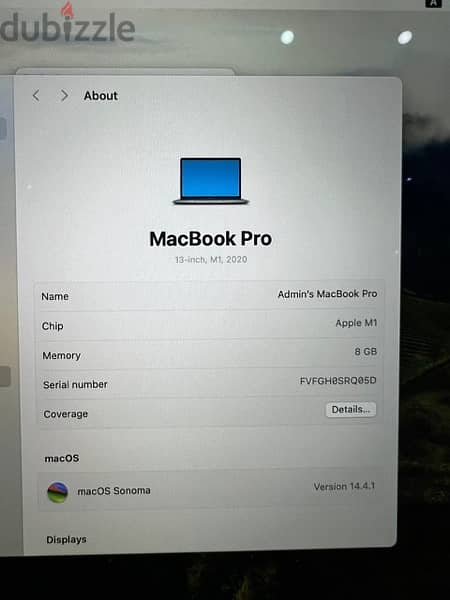 MacBook pro m1 2020 like new لم يستخدم تقريباً 6