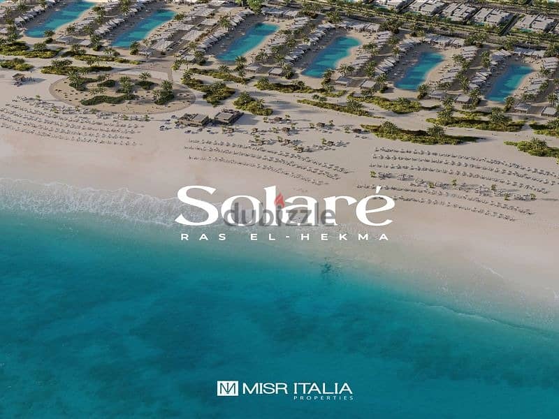 Chalet for sale in Solare North Coast - view on the sea and lagoon - Misr Italia Real Estate Development Company -5% down payment - fully finished 13