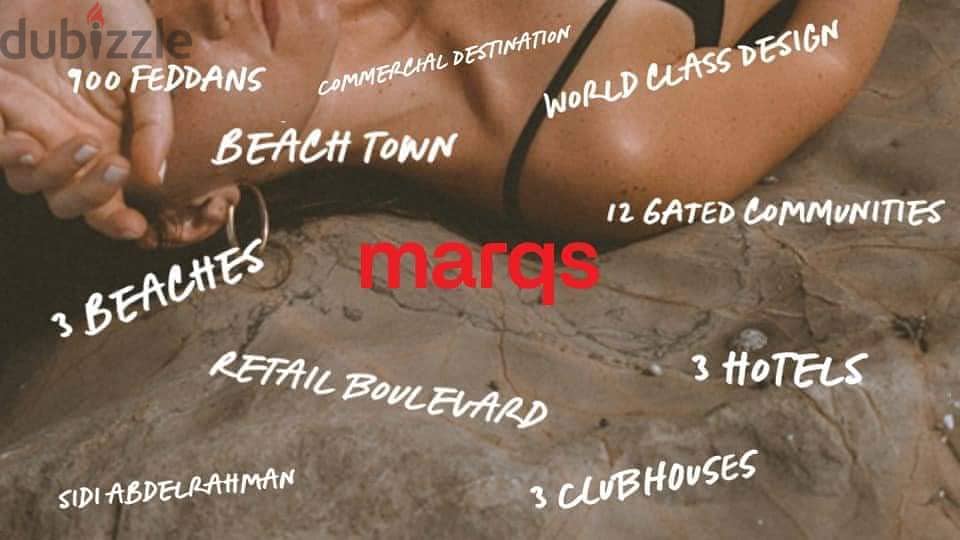 شاليه للبيع 100 متر رائع مشروع ( Marqs ) في الساحل الشمالي North Coast THE MARQ بسعر اللونش  Launching price 1