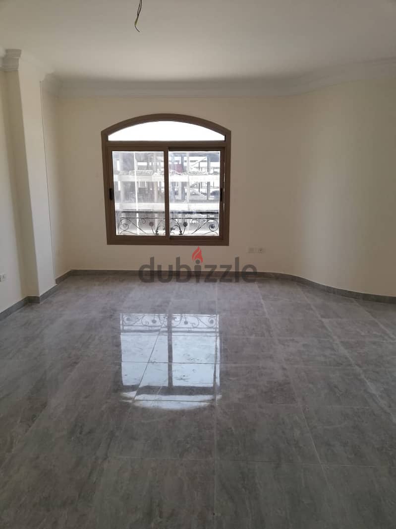 Apartment for sale in Al-Mousshoureen Compound, near Mohamed Naguib Axis, the American University, and Future University  Finishing: Super Lux 1