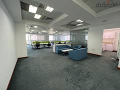 New cairo  office for rent 321m direct south street  bank sector