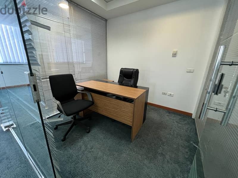 New cairo  office for rent 321m direct south street  bank sector 4