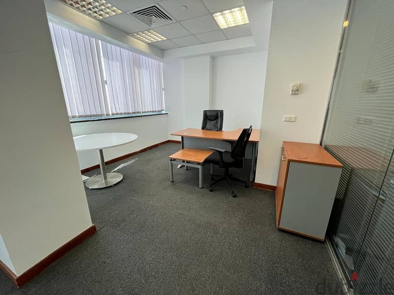 New cairo  office for rent 321m direct south street  bank sector 8