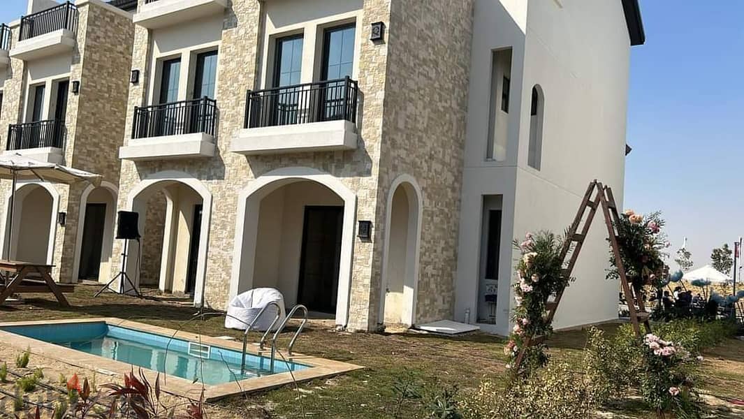 For sale, a 345-meter villa in New Cairo, the heart of Mostakbal City, with a 20% down payment in The Wonder Mark Compound, in installments over 7 yea 3