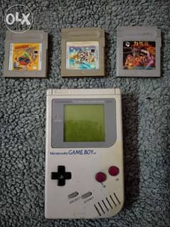 Nintendo Game Boy DMG With 3 Games 0