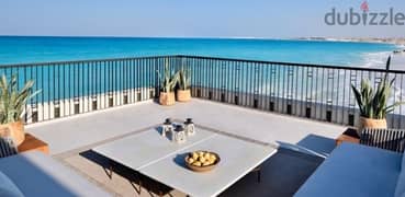 Independent villa for sale, double view on the sea and lagoon, with a down payment of 6.5 million, in Marina 8, North Coast