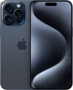 Apple I phone 15 PRo one Sim and E sim Blueمغلق لم يتم فتحه نهائيا