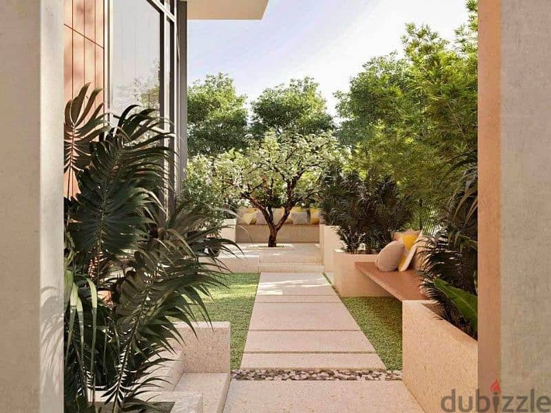 With a down payment of 585 thousand, an apartment with a garden in installments over the longest period, with a distinctive view 13