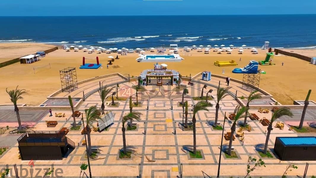 توين هاوس بحري بالكامل للبيع علي شاطئ زاهية المنصورة الجديدة سيتي ايدج 2