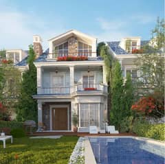 Greek Villa 356 m Fantastic On The Lagoon Directly In Mountain View Mostakbal Bamies Location Inside The Compound With Installments