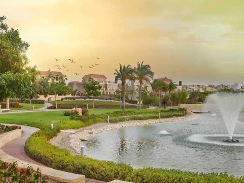 Villa With Open View On Landscape And Lakes in Cairo Festival City 9