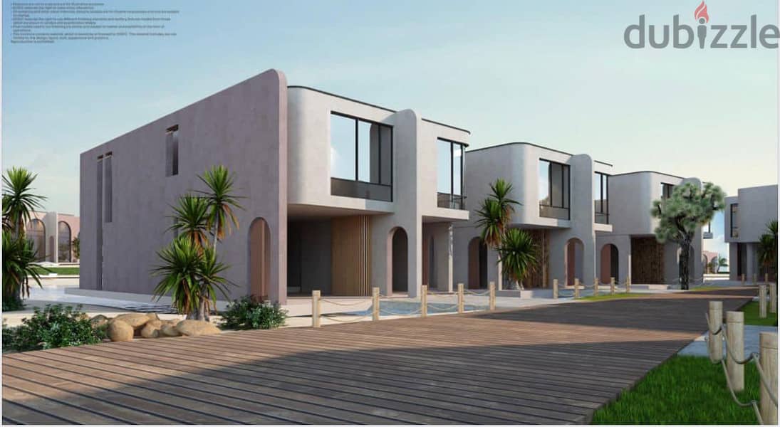 Directly on the sea, a villa with a down payment of 3.5 million in June Sodic, Ras El Hekma 2