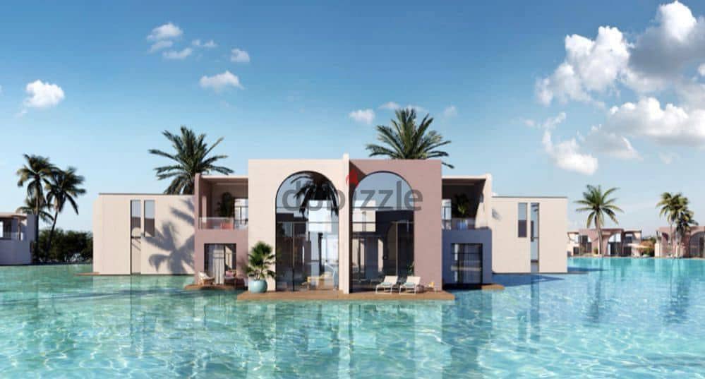 Directly on the sea, a villa with a down payment of 3.5 million in June Sodic, Ras El Hekma 3