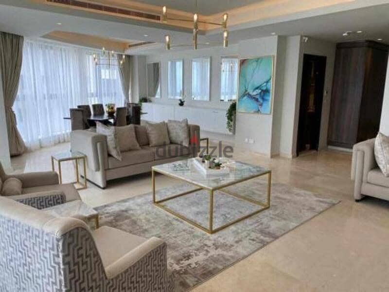 For sale, a hotel apartment under the management of the Hilton Hotel on the Nile in Maadi, in installments 1
