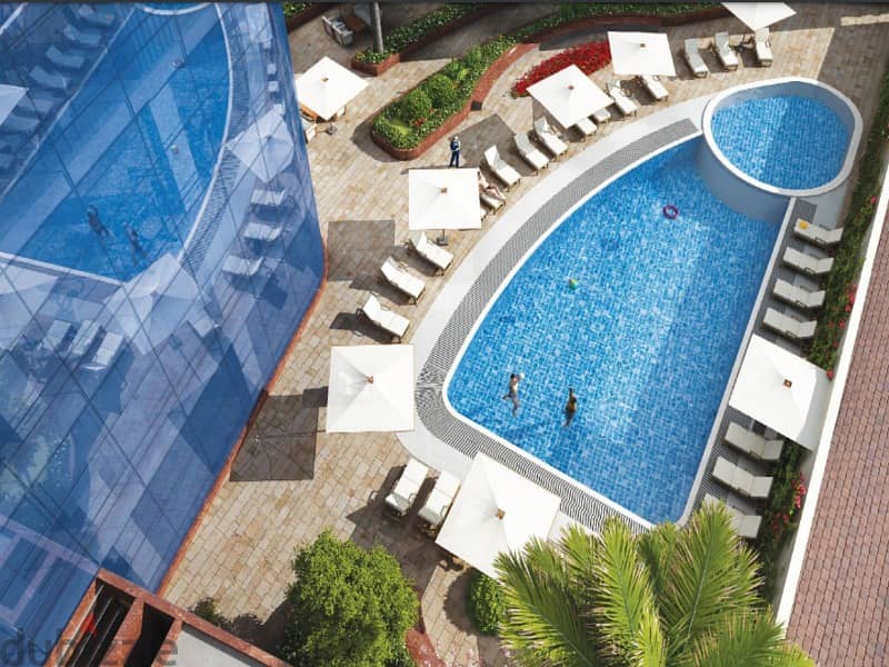 For sale, a hotel apartment under the management of the Hilton Hotel on the Nile in Maadi, in installments 4