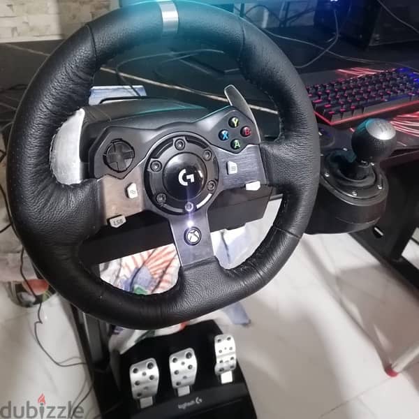 g920 racing wheel with shifter+pedals for sale 1