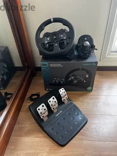 g920 racing wheel with shifter+pedals for sale 0