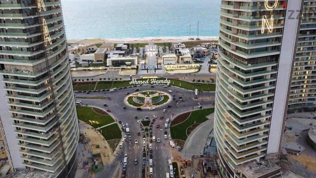 To-Room Apartment Panoramic View Directly On Lake Alameen& The Best Location Inside Compound Latin District, with installments 8