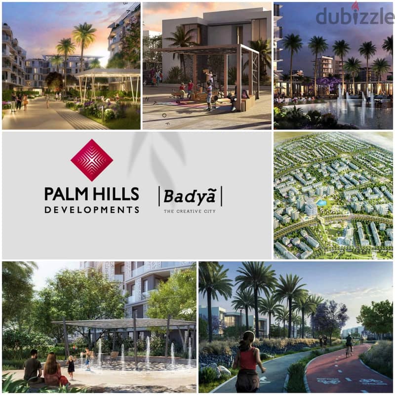 بأقل مقدم في 6 أكتوبر أمتلك شقة غرفتين بأطلالة مميزة أمام مطار سفنكس كمبوند بادية بالم هيلز - Badya Palm Hills 8