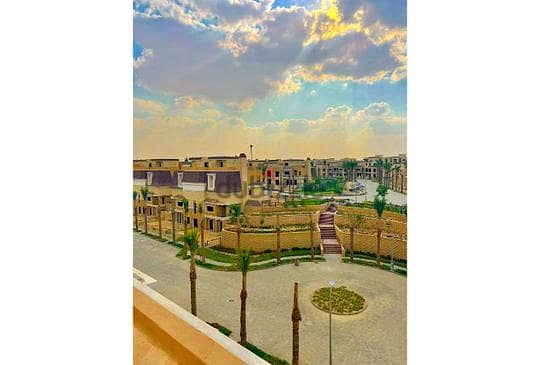 شقة + حديقه للبيع في كمبوند سراي المرحله الجديدة Sarai 9