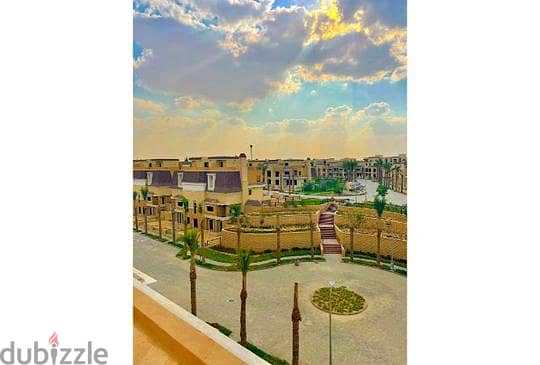 شقة + حديقه للبيع في كمبوند سراي المرحله الجديدة Sarai 10