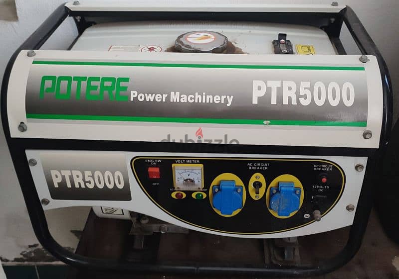 مولد كهرباء بوتير 5000 - Generator PTR5000 3