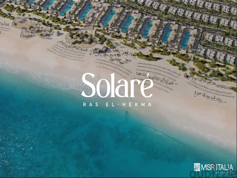 Own a fully finished chalet with a 5% down payment with a view on the lagoon in Ras El Hekma -  Solare 10