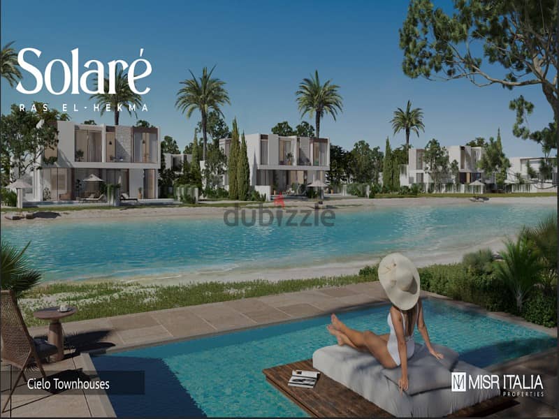 Own a fully finished chalet with a 5% down payment with a view on the lagoon in Ras El Hekma -  Solare 14