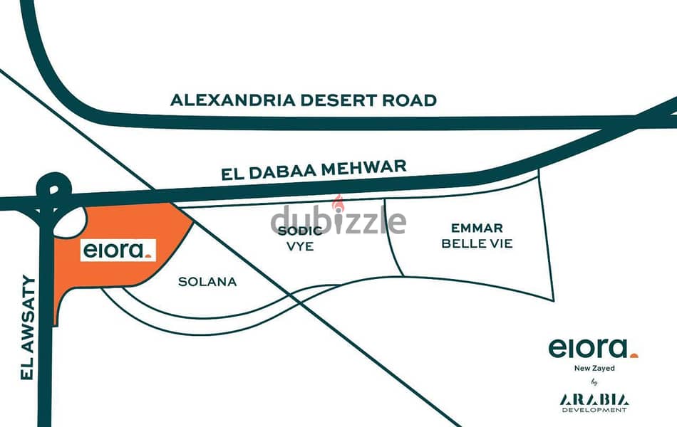 تاون هاوس للبيع في الشيخ زايد مساحة 215م إلورا زايد الجديدة 5