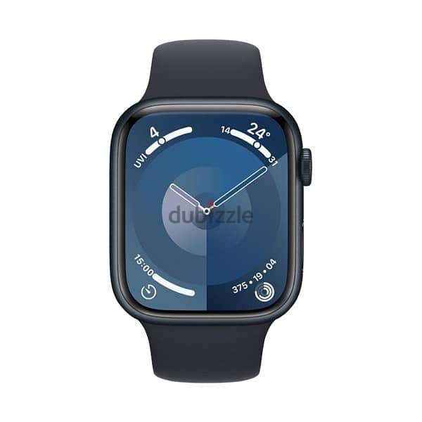 Apple Watch Series 9 GPS, 45mm Midnight Aluminum Case 1