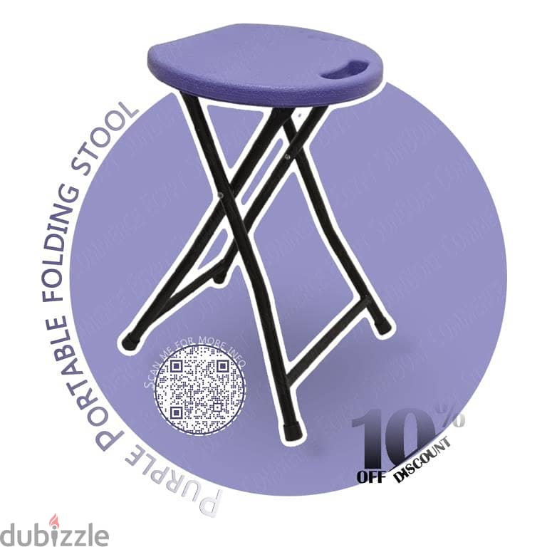 Portable folding stool chair – colorful 5