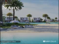 First row chalet on Lagoon with 5% down payment and fully finished in Ras El Hekma -  Solare
