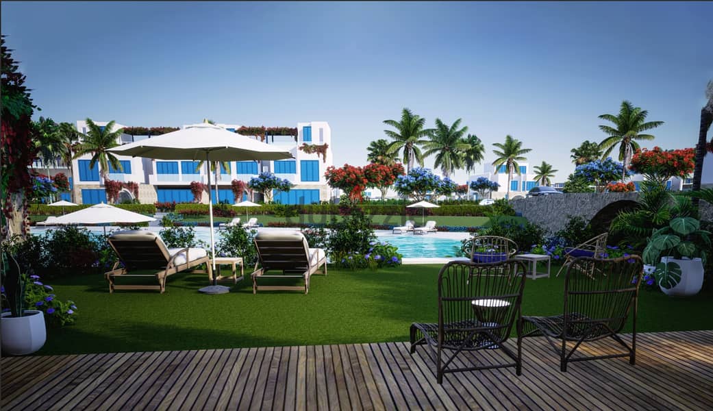 for sale primary Type d  First Row Lagoon middel Town House BUA 225m, Fully Finished very limited units 2