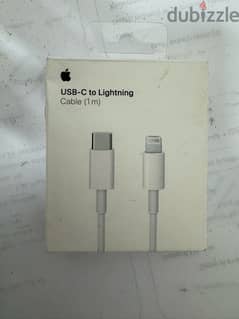 Apple type c -lightning cable 1m orignal وصلة شاحن ايفون اصلية