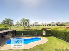 Villa for rent in Rabwa with swimming pool on the golf course