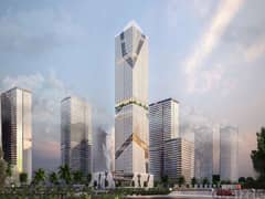 مكتب 76متر للبيع في تاج تاور العاصمة الادارية بمقدم 20% وتقسيط علي 7 سنين TAJ TOWER NEW CAPITAL