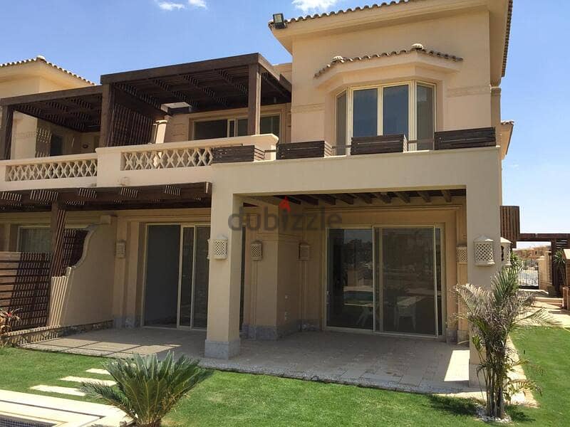 Twin house for rent in  palm hills phase 8 ( golden palm)  Land area : 650 sqm 1