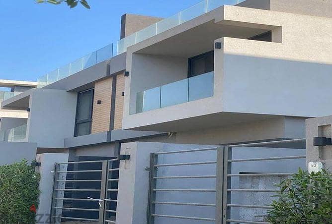 Standalone Villa for sale 480m in La Vista El Patio Town New Cairo with 7 years installments nest to AUC 5