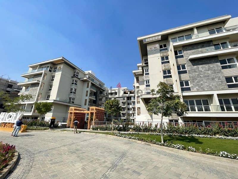 apartment 165m with garden delivered , mountain view icity clup park 8