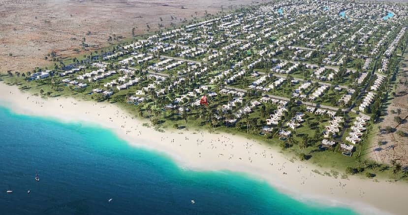 A 298 sqm villa on the lagoon in Silver Sands by Naguib Sawiris next to Marassi North Coast Village 4