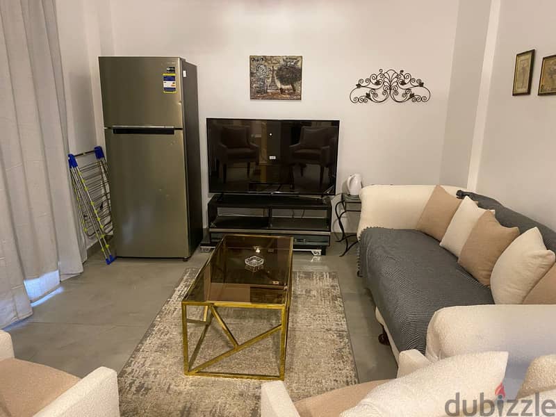 Furnished studio for rent in Madinaty in B8, the best stages of Madinaty, furnished, modern 1