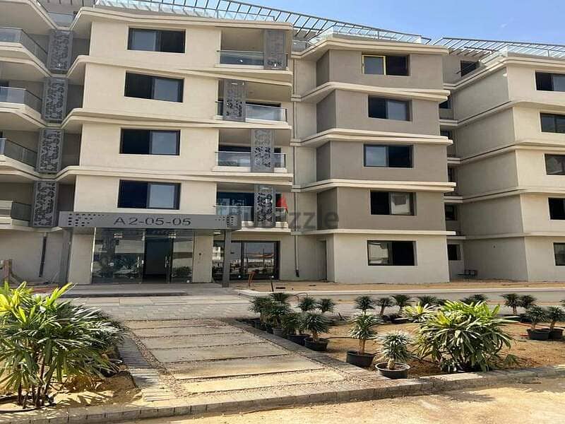 2BR Apartment for sale ground floor + garden (fully finished) on view - Minutes from Mall of Egypt  in Smart Compound - Badya palm Hills - 6 October 3