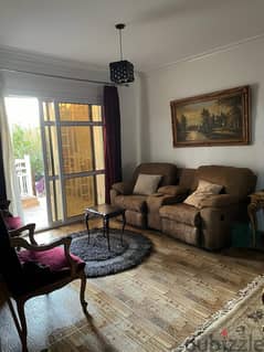 Furnished apartment for rent in Madinaty, 96 meters in B7 View Wide Garden 0