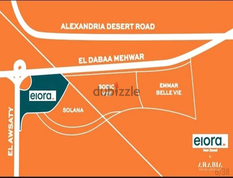 Town house 210 meters for sale in elora new zayed down payment 5% 2
