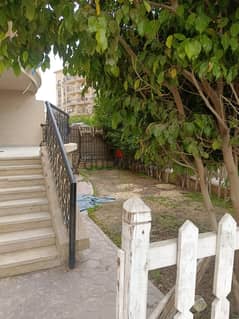 appartment avaliable for rent in el rehab at seventh phase ground floor with garden 180+50 meter